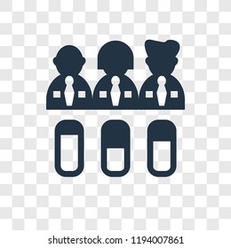 Skills vector icon isolated on transparent background, Skills transparency logo concept