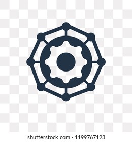 Skills vector icon isolated on transparent background, Skills transparency concept can be used web and mobile