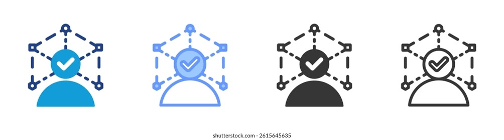 Skillset icon set multiple style collection