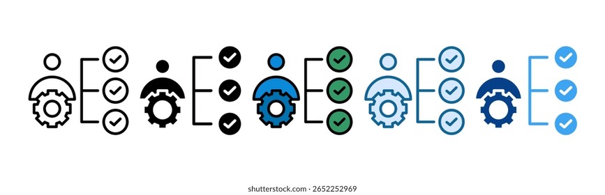 Skillset Icon Set Multiple Style Collection