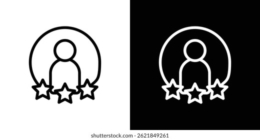 Habilidades para el diseño de Anuncio y embalaje. Icono de Ilustración vectorial concepto de trazo sobre fondo blanco