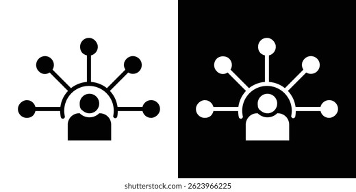 Habilidades para el diseño de Anuncio y embalaje. Vector del icono de la Ilustración vectorial, ilustración sólida del logotipo, pictograma