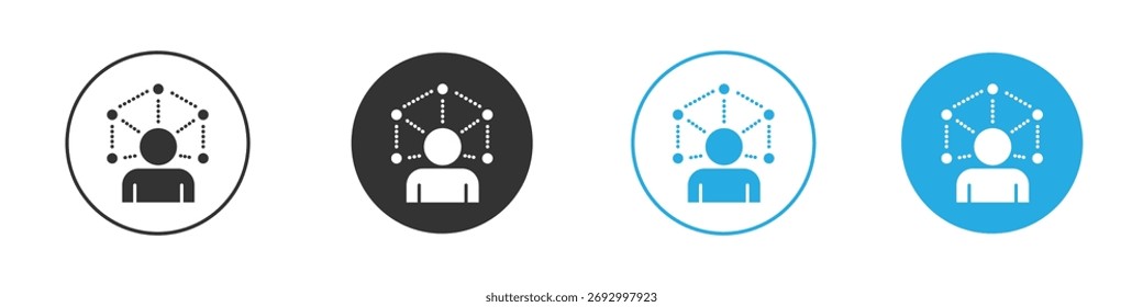 Habilidades para banner e design de embalagem Ilustrações vetoriais ícone em vetor plano editável em preto e branco