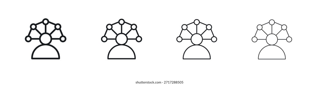 Habilidades para el Anuncio y el diseño de envases ilustraciones de Vector icono Eps10. iconos Diseño gráfico