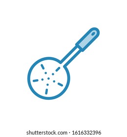 Skimmer kitchen tool icon vector design template