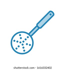 Skimmer kitchen tool icon vector design template