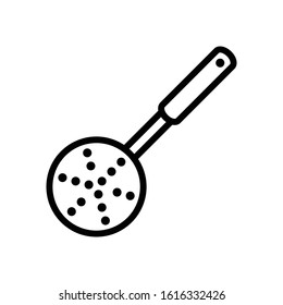 Skimmer kitchen tool icon vector design template