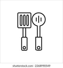 icono del vector de la línea de skimmer