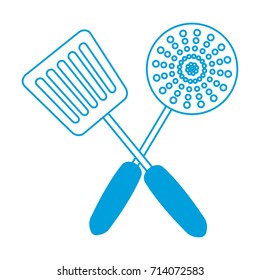 skimmer and spatula icon 