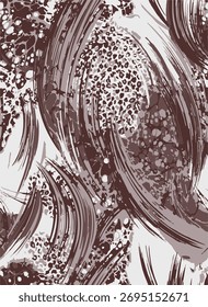 Skin Animal patrón mezcla de cebra de leopardo sin costuras diseño de moda, impresión de Vector.