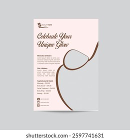 Skin body Care Flyer Template