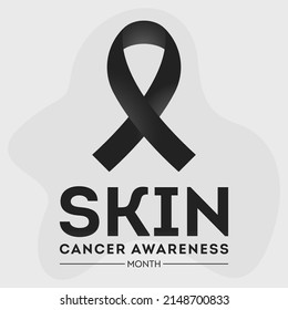 Skin Cancer Awareness Month. Vector Banner, Poster, Card And Background For Skin Cancer