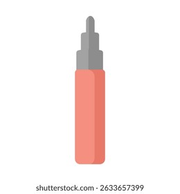 Skin care bottle clip art, cosmetic bottle vector, beauty product flat icon 
