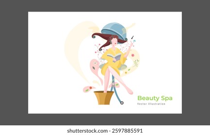 Skin care concept. Design templates for beauty, spa, wellness, natural products, cosmetics, body care. Modern vector illustration concepts for website and mobile website development.