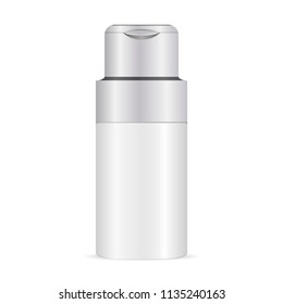 Skin care cosmetic product bottle. High quality vector illustration for advertisement needs. Ready for your design.