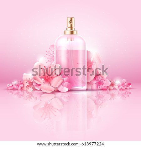 Similar – Image, Stock Photo Pink glass bottle on the sand.