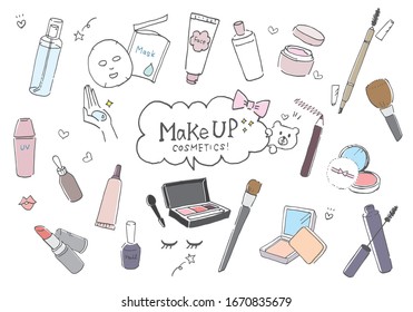 Kosmetika für Hautpflege und Make-up-Produkte