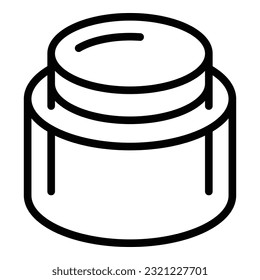 Skin care cream icon outline vector. Cosmetic gel. Collagen product