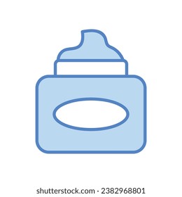 Skin Care icon isolate white background vector stock illustration