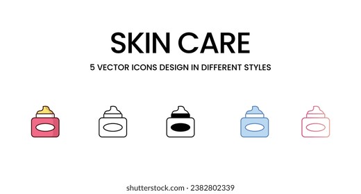 Skin Care icon. Suitable for Web Page, Mobile App, UI, UX and GUI design.