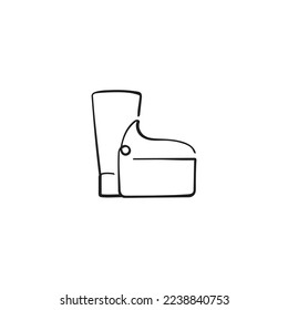 Skin Care Line Style Icon Design