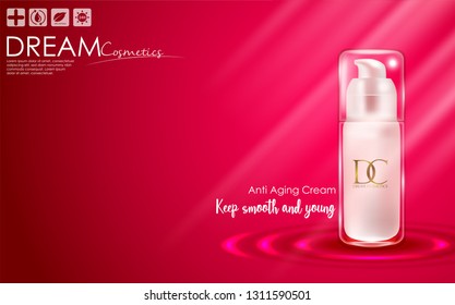 Skin care natural aging cream product
