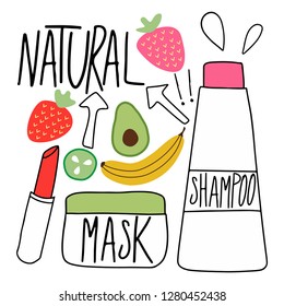 Skin care natural cosmetics