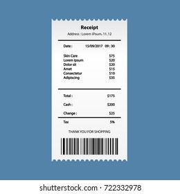 Parking Receipt Template Check Parking Meter Stock Vector (Royalty Free ...