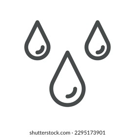 Skin care related icon outline and linear vector.