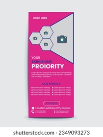 Skin Care Roll Up Banner Template