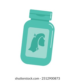 Skin Care Routine Illustration - Shampoo
