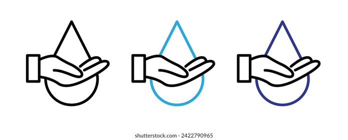 Skin Care Test Line Icon. Dermatological Check icon in black and white color.