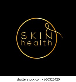 Skin care vector logo