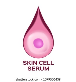 skin cell serum vector