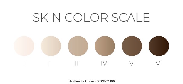 Skin Color Swatches and