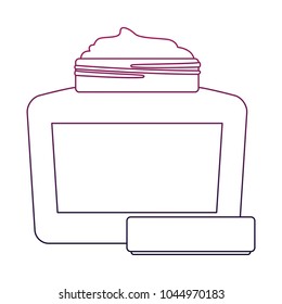 Skin cream bottle