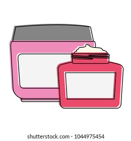 Skin cream bottle