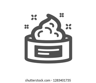 Skin cream icon. Face care sign. Gel or Lotion symbol. Quality design element. Classic style icon. Vector
