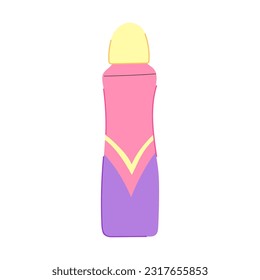 skin deodorant women cartoon. happy underarm, female armpit skin deodorant women sign. isolated symbol vector illustration