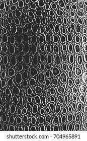 Skin dirty grunge background. Distress leather Overlay, Retro used Texture. black paint ground. Urban aged snake hide backdrop. Rough wild filled, cover for aging your design. EPS10 vector