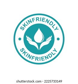 Skin friendly logo badge design. This is good for information and product label