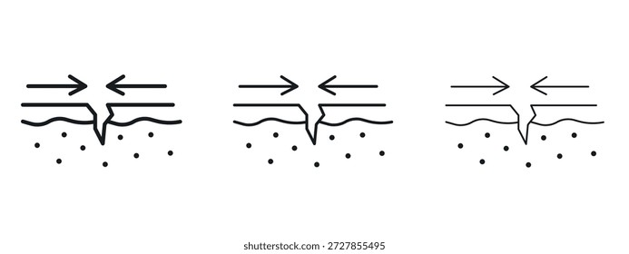 Ícone de reparo de pele vetor Modelo de design de logotipo. Gráficos de Traçado editáveis.