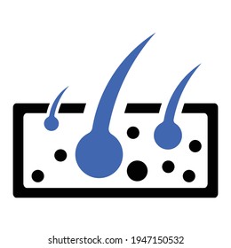 skin icon design vector graphic
