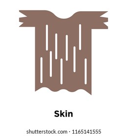 Skin icon vector isolated on white background, Skin transparent sign , historical stone age symbols
