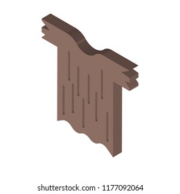 Skin isometric left top view 3D icon
