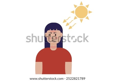 Skin light sensitivity,photosensitivity, abnormal reaction to sunlight, causing rashes, burns, or blisters. Related conditions include lupus, rosacea, porphyria, drug-induced photosensitivity.