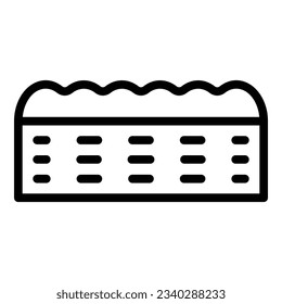 Skin liposuction icon outline vector. Female after. Body surgery