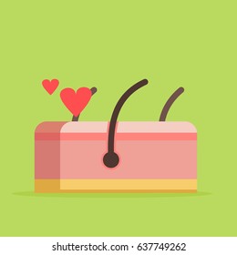 Skin love: vector illustration