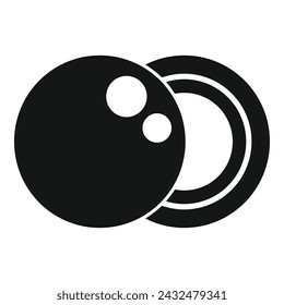 Skin mask cosmetics icon simple vector. Korean product. Care face acid
