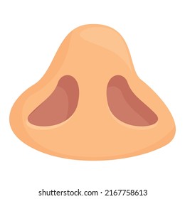 Skin nose surgery icon cartoon vector. Bone anatomy. Nasal plastic